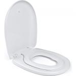 TWIN Сиденье для унитаза D-образное, двойное (взрослое и дополнительная, съемная вставка для детей) термопластик