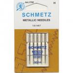 Иглы для металлизированных нитей Schmetz 130 MET NM 90/ уп.5 игл упак. (1 упак.)