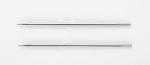 10411 Knit Pro Спицы съемные для вязания Nova Metal 12 мм для длины тросика 28-126 см, никелированная латунь, серебристый, 2 шт.