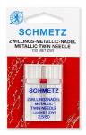 Иглы для металлизированных нитей Schmetz 130 MET ZWI №80/2/5/ уп.1 игла упак. (1 упак.)