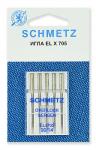 Иглы для плоскошовных машин/ хромированные Schmetz CF ELx705 90/ уп.5 игл упак. (1 упак.)
