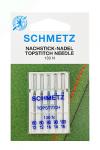 Иглы для бытовых швейных машин Schmetz Топ Стич 130/705H № 80(2)/ 90(2)/ 100 уп.5 игл