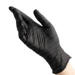Перчатки смотровые нитриловые нестерильные неопудренные Benovy черные S