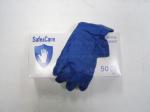 Перчатки смотровые нест сверхпрочные латекс синие High Risk Safe&Care DL 210 S
