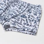 Комплект (майка, боксеры) для мальчика, цвет белый/надписи, рост 110 см