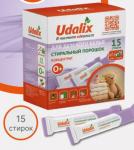 Udalix Детский пятновыводящий стиральный порошок 0+, гипоаллергенный концентрат (15 стиков)