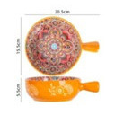 Форма керамическая для запекания "Марракеш" оранж 20,5*15,5*5,5см