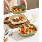 Форма керамическая для запекания "Акварель" 24.5*12.5*4,5см, нежно-зеленая