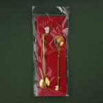 Подарочный набор ложек с подвесами "Сказки в Новом году!", 2 шт., 14.8 х 2.7 см