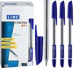 Ручка шариковая 0,7 мм синяя ,LINC Corona Plus
