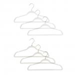 VETTA Набор вешалок для одежды Кристалл 3шт, полистирол, 2 дизайна