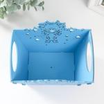 Корзинка-шкатулка "Дракоша" синий 18х12х14,5 см (набор 5 деталей)