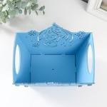 Корзинка-шкатулка "Дракон" синий 18х12х14,5 см (набор 5 деталей)