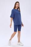 Женская футболка 71012 Серо-голубой