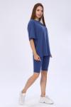 Женская футболка 71012 Серо-голубой