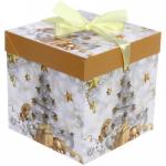 Коробка подарочная "Сказочное сияние" 15*15*15 см