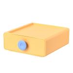 Мини - ящик для хранения мелочей "РИКОТТО", цвет абрикосовый, 20*21*8см (пакет)