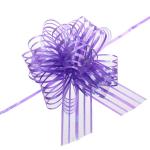 Бант для оформления подарка "Сияние" 5 см, d=15 см, Фиолетовый