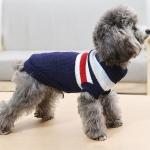 Кофта - свитер для мелких пород собак и кошек "BRO Style", полосочки, цвет синий, р L