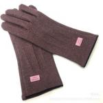 Перчатки  женские с утеплителем "MINAKU", цвет красно коричневый, размер 23*8,5см, (пакет с подвесом)