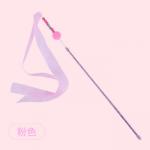 Игрушка - дразнилка на палочке "ЦапЦап", ленточка, цвет розовый, см, 42см ( пакет с подвесом)