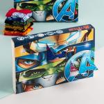 Подарочный набор носков адвент, 6 пар "Superhero" , Мстители, 14-16 см