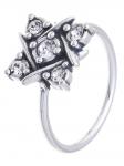 "Олиден" кольцо в серебряном покрытии из коллекции "Snow" от Jenavi
