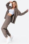 Женский вельветовый костюм с брюками джоггерами