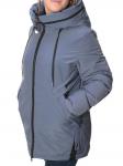 21-977 GRAY/BLUE Куртка зимняя женская (200 гр. холлофайбера)