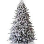 Ёлка "Снежная рапсодия" 180 см, ПВХ+Леска, шишки, белый иней (720 веток)