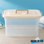Контейнер для хранения с крышкой RICCO, 10 л, 35,5_23,5_19 см, цвет бежевый