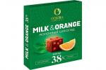 «O'Zera», шоколад молочный Milk & Orange, 90 г