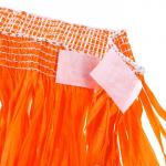 Гавайская юбка, 80 см, цвет оранжевый