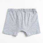 Боксеры для мальчика, цвет серый меланж, рост 110-122 см