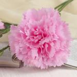 Цветы искусственные "Гвоздички" 8х67 см, розовый