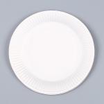 Набор бумажной посуды «Котик»: 6 тарелок, 1 гирлянда, 6 стаканов