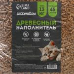 Наполнитель древесный Groomroom, 45 литров