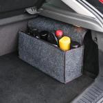 Органайзер в багажник автомобиля, ковролиновый, черный 50*25*15 см