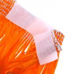 Гавайская юбка, 40 см, цвет оранжевый