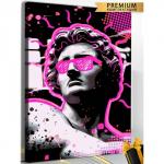 Картина по номерам «Давид в розовых очках. Микеланджело» холст на подрамнике, 40 * 60 см
