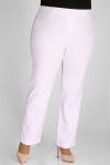 Белые брюки прямые женские больших размеров