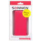 Чехол-обложка для телефона iPhone 5/5S SONNEN, кожзаменитель, вертикальный, красный, 261970