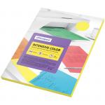 Бумага цветная OfficeSpace Intensive Color, А4, 80г/м?, 100л., (желтый), IC_38227
