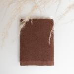 Салфетка махровая универсальная 30х50см, коричневый, хл 100%, 360 г/м2