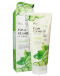 Ekel Пенка для умывания с экстрактом огурца - Cucumber foam cleanser, 180мл