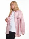 рубашка для девочки (128-146 см) UD 7983-2(3) розовая клетка