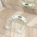 Весы напольные luazon lve-003, электронные, до 180 кг, 1хcr2032, стекло, белые Luazon Home