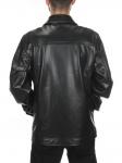 P2149 BLACK Куртка из эко-кожи мужская