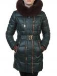 YM13-068 Пальто женское зимнее (холлофайбер, натуральный мех)