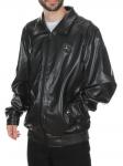 P2117 BLACK Куртка из эко-кожи мужская